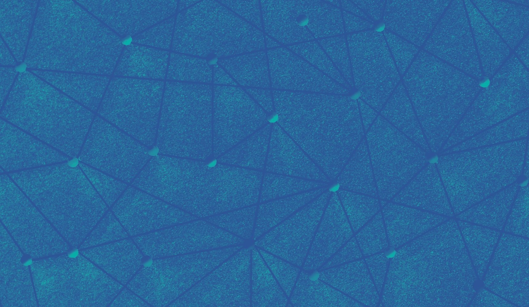 An illustration of a network shown using pins connected with. string
