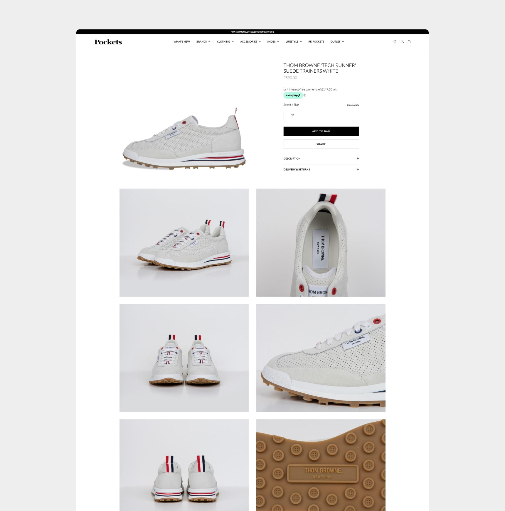 Pockets Product Page