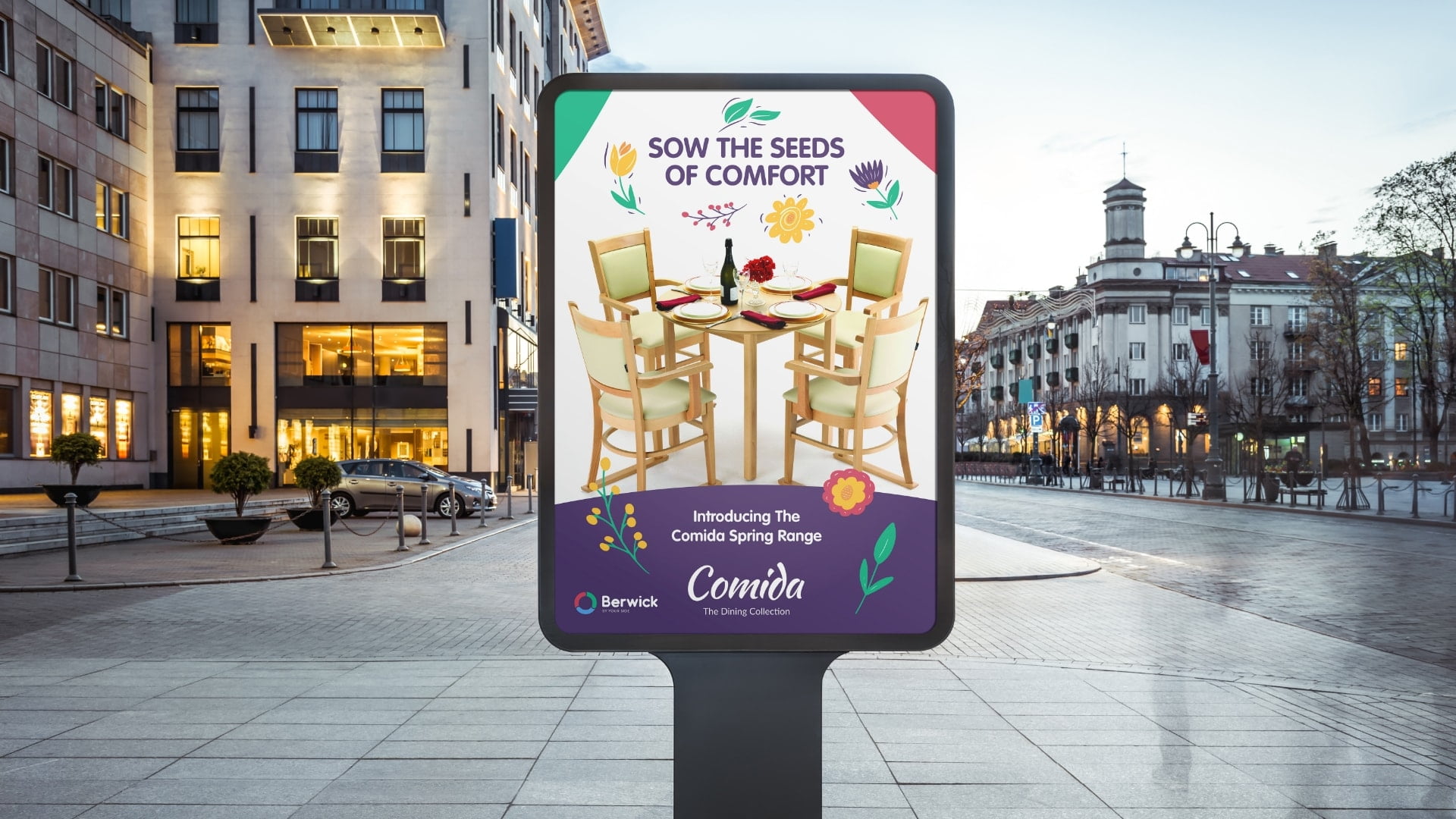 Berwick advert billboard